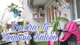 DECORACIÓN BALCONES PEQUEÑOS  😜 [upl. by Aislehc]