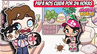 MI ESPOSO CUIDA A MIS HIJAS TOTALMENTE SOLO POR 24 HORAS ¿SALE BIEN O MAL AVATAR WORLD [upl. by Imaj]