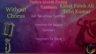 Tum Jo Aaye Zindagi Mein Baat Bann Gayi  Karaoke Version  Without Chorus  Songs Karaoke [upl. by Anyat]