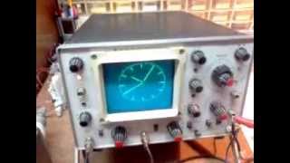 Oscilloscope clock with Arduino [upl. by Gustin]