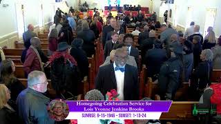 Homegoing Service for Lois Yvonne Jenkins Brooks [upl. by Arhoz]