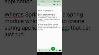 Spring vs Spring Boot springbootinterviewquestions [upl. by Tnias831]