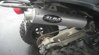 YAMAHA YFZ 450 2004 ALBA RACING EXHAUST SOUND [upl. by Alekahs]