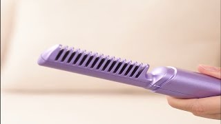 Rechargeable Mini Hair Straightener Review 2023  Does It Work [upl. by Ahsemat208]