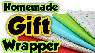 Homemade gift wrapping paper  how to make wrapping paper  gift wrapping paper  Sajals Art [upl. by Qulllon868]