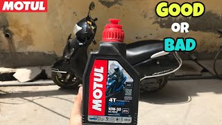 Motul vs Castrol Scooter Engine Oil  Which one is better [upl. by Yeleen]