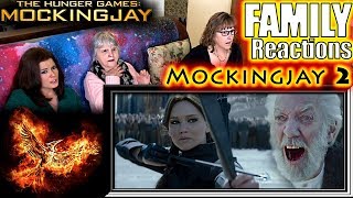 Mockingjay Part 2  FAMILY Reactions [upl. by Ydieh]