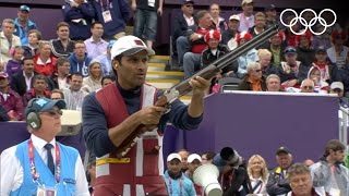 Nasser AlAttiya v Valeriy Shomin  Skeet Shooting Bronze Medal  London 2012 Olympics [upl. by Aihsotan]