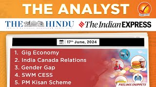 The Analyst 17th June 2024 Current Affairs Today  Vajiram and Ravi Daily Newspaper Analysis [upl. by Wolfgang]