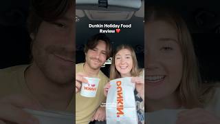 dunkin holiday food review❤️ pt 1 dunkindonuts dunkin dunkinfood shorts ytshorts [upl. by Anerdna]