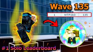 How To Get Fastest Wave 135 In Solo Leaderboard Without A Buff Unit  All Star Tower Defense [upl. by Iniretake]