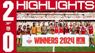 RICCARDO CALAFIORI MAKES DEBUT ❤️  HIGHLIGHTS  Arsenal vs Olympique Lyonnais 20  Emirates Cup [upl. by Massiw]