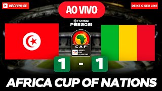 TUNISIA AND MALI DRAW 11 FOR THE AFRICAN CUP OF NATIONS  PES 2021 SIMULATION [upl. by Rozele]