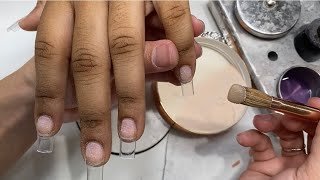 Acrylic For Beginners  Nail Art Tutorial  Nails Ideas [upl. by Dorcas]