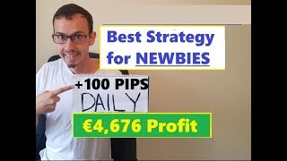 100 PIPS a Day BEST FOREX Strategy LIVE TRADING MENTOR [upl. by Euqimod829]