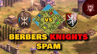 AoE2 DE  Berbers cav spam  Berbers vs Bohemians  Fortress  1v1 Gameplay [upl. by Yraht936]