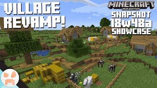 NEW VILLAGES  18w48a Snapshot Features amp Changes  Minecraft 114 [upl. by Lrub227]