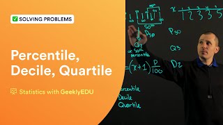 How to Find Percentile Decile amp Quartile  GeeklyEDU Statistics [upl. by Glenine]