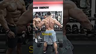 Steroids💉 Vs Natural🙏 gym gymmotivation steroidssideeffects steroidfree natural shorts [upl. by Kathleen]