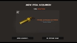 How to Craft an Australium Scattergun in TF2 [upl. by Yemrots]