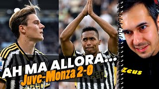 Fagioli i tre attaccanti e la commozione di Alex Sandro ➡︎ JuventusMonza 20 [upl. by Gerger]