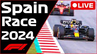 🔴F1 LIVE  Spain GP RACE  Commentary  Live Timing [upl. by Nnaeitak]