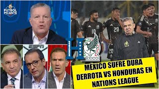 MÉXICO VOLVIÓ A PERDER vs HONDURAS en Nations League Peláez MOLESTO con el VASCO  Futbol Picante [upl. by Alegnave]