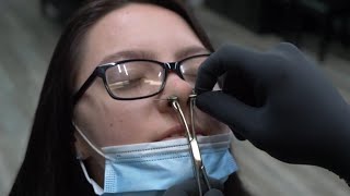 Septum Piercing How to Properly Pierce INSTRUCTIONAL video only Dont try at home [upl. by Adrien155]