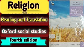 Unit14 Religion Reading and TranslationOxford social studies class 3 LWN1122 [upl. by Mame288]