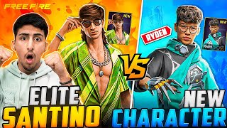 Elite Santino Vs New Character Ryden🤣😍Free Fire India [upl. by Nylyaj]