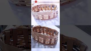 DIY Paper Basket  Basket From Waste Paper  Recycled Paper Basket Best Out Of Waste shorts viral [upl. by Sorcha]