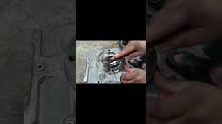 Installed crankshaft seal on hollow gearbox gearbox crankshaft short [upl. by Saloma326]