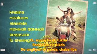 KHALIFA song amp Lyrics Le kar hum Deewana dil 2014 A R Rehman [upl. by Geoff]