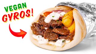 Super EASY amp DELICIOUS Vegan Gyros 2 Ways [upl. by Kind]