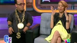 IVY QUEEN FELIZ CON SU EMBARAZO EN EL GORDO Y LA FLACA [upl. by Tavish]