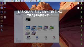 HOW TO FIX TRANSPARENCY TASKBAR IN WINDOWS 7 [upl. by Maxie]