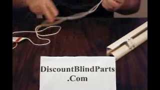 John SitkoHow to replace cord loops DiscountBlindPartscom [upl. by Aelanej]