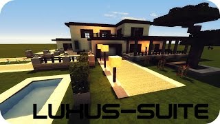 Minecraft Tutorial  Wie baue ich ein schönes Haus 6 LuxusSuite [upl. by Eceinahs645]