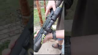 Webley amp Scott 22 LR Mono bullet test [upl. by Eiryk517]