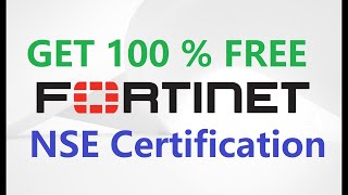 How to Get free certification from Fortinet  NSE Registration Process [upl. by Isiah]