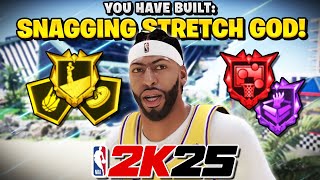 Unstoppable Snagging Stretch God Build Best Rebounding Shooter in NBA 2K25 [upl. by Wade769]