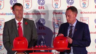 Checkatrade Trophy Round Two Draw [upl. by Eilsehc]