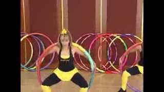 Weighted Sports Hula Hoop Workout  Salsa 3  Plies [upl. by Aramak]