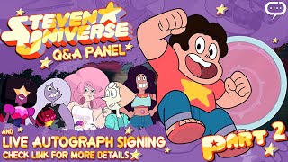 • Streamilycom Presents The Steven Universe Cast Reunion QampA  PART 2 • [upl. by Cavit]