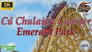 Cú Chulainn Coaster onrideoffride POV Emerald Park 5K 60 fps [upl. by Emmey969]