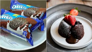 Won 1st prize in 5 minute fireless cooking  Soft Tasty Fluffy Oreo Choco Lava Cake Recipe [upl. by Tini]