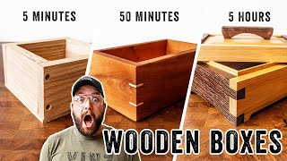 5 Min vs 50 Min vs 5 Hour  Box Build [upl. by Nit]