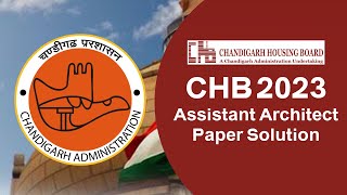 Assistant Architect  CHB 2023 Paper Solution  Chandigarh Housing Board  Architect Exam [upl. by Lightfoot]