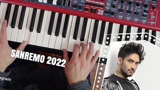 SEI TU di FABRIZIO MORO  🎹 Tutorial per pianoforte Accordi Facili  canzone Sanremo 2022 [upl. by Anerb]