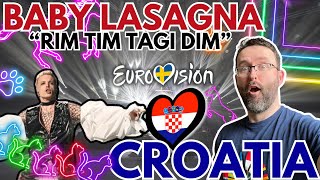 🇭🇷 Baby Lasagna quotRim Tim Tagi Dimquot ANALYSIS amp REACTION  Croatia  Eurovision 2024 [upl. by Delanos]